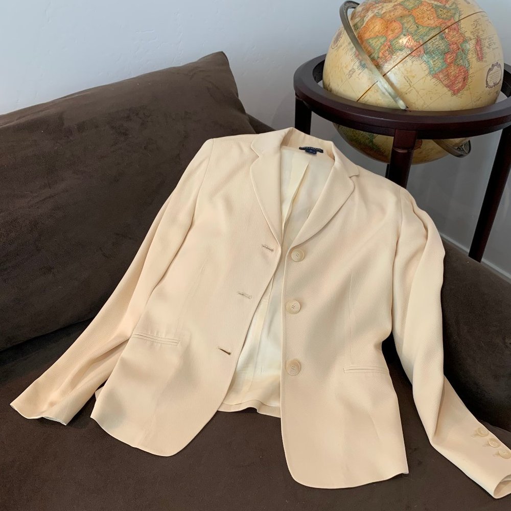 Ann Taylor Cream Blazer